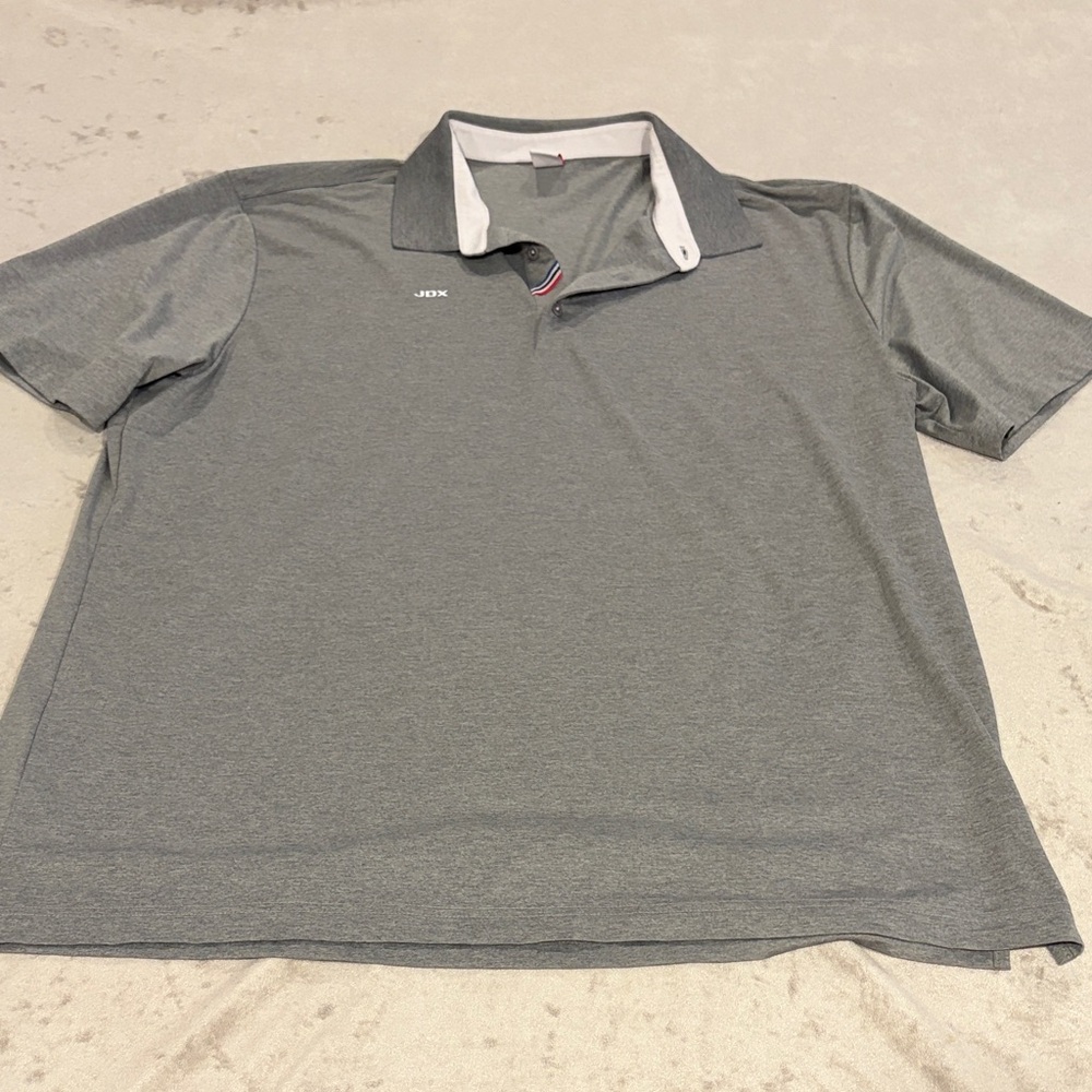Men's Classic Gray Golf Polo Shirt
